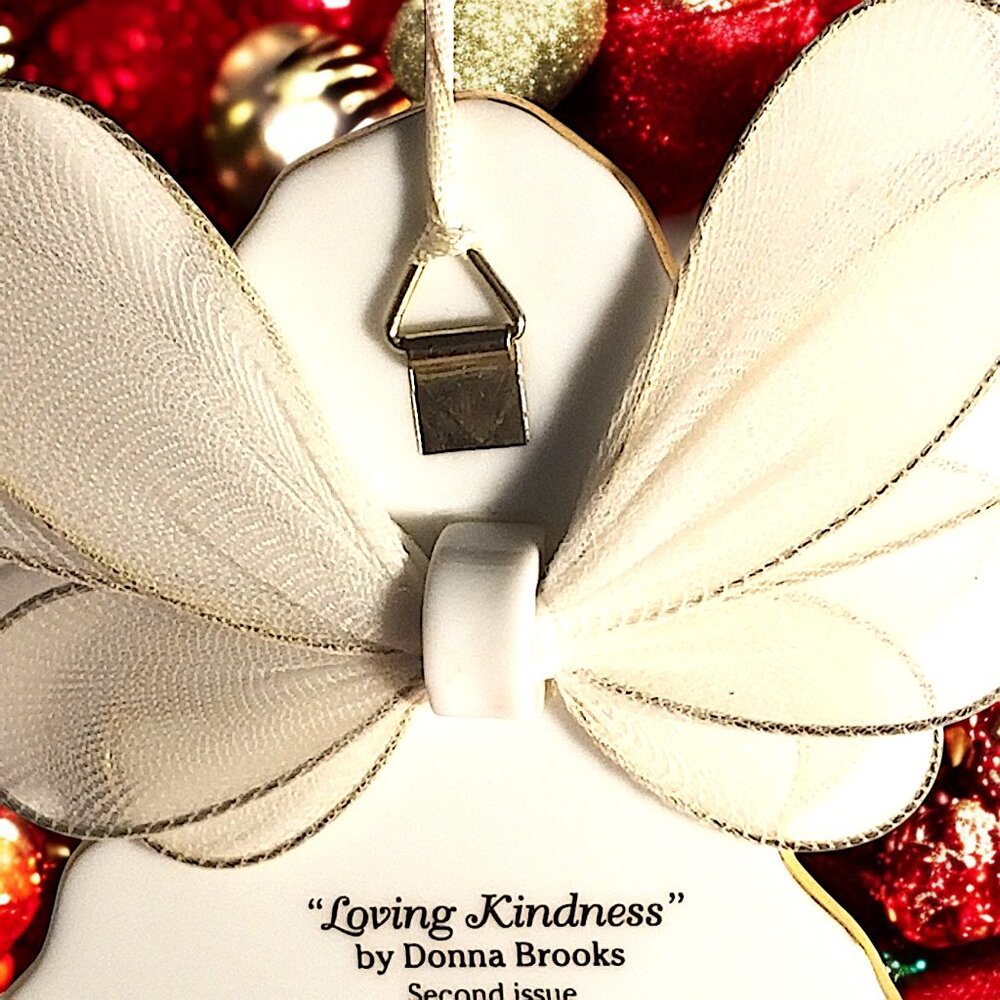 Heaven's Little Angels Porcelain Ornaments Loving kindness Donna Brooks Bradford - Picture 9 of 12